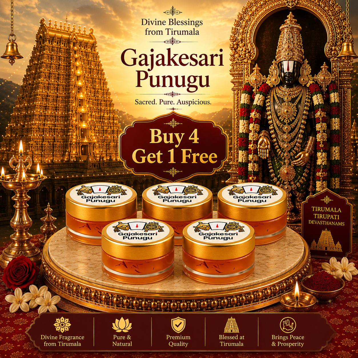 Gajakesari punugu - 5 Grms